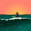 affiche sunset swell